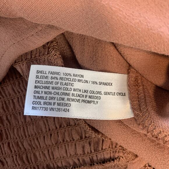 Wild Fable Top Small Juniors Crop Lace Blouse Sheer‎ Coquette Romantic S - Picture 4 of 6